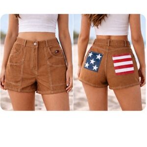 Tommy Hilfiger Tommy Collection Cargo Flag shorts NEW